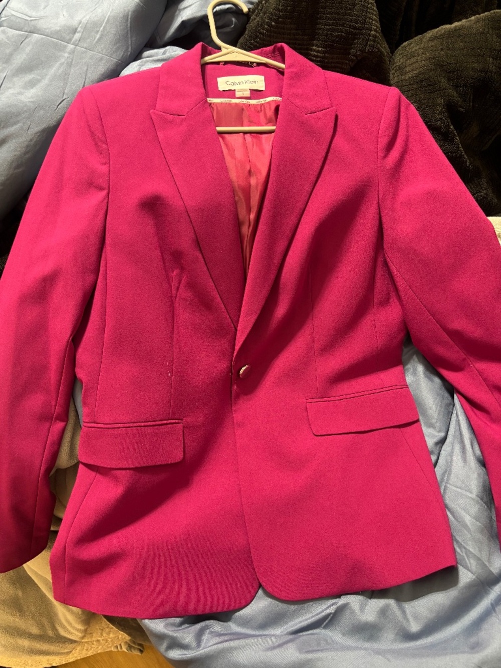 Calvin Klein women's fuchsia outfit